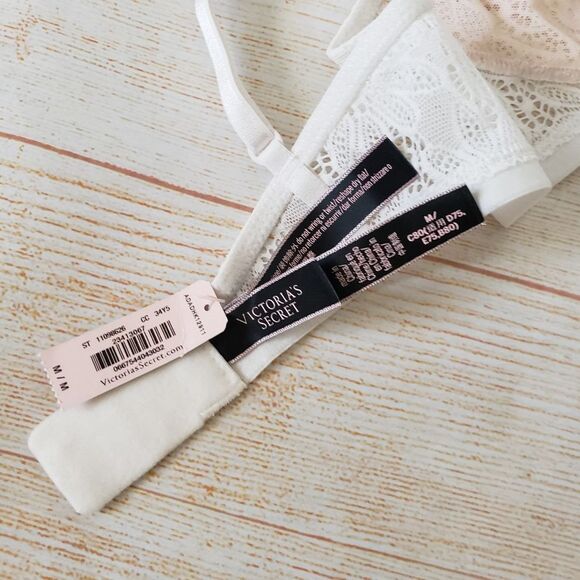 Victoria's Secret Very Sexy High Neck Bralette High-Waist Thong Panty Set Medium - Picture 10 of 11